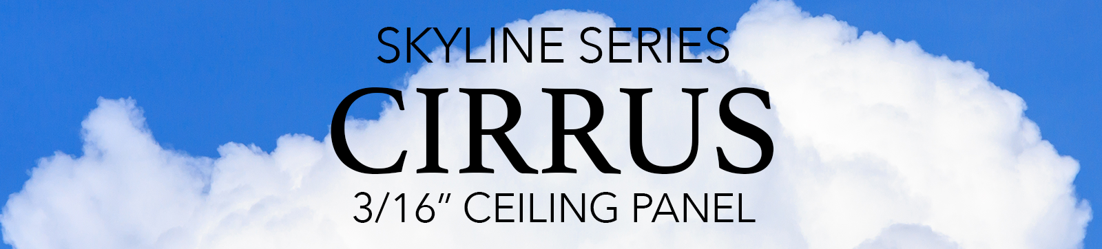 Spantek 3/16" Cirrus Ceiling Panel